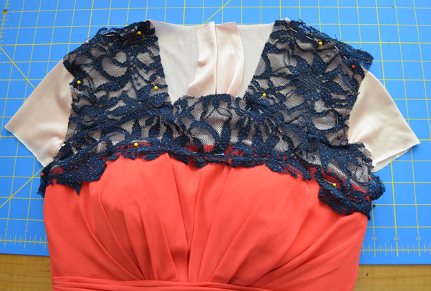 Lace Pieced Front