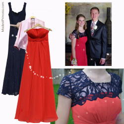 Lace Overlay Prom Dress 2nd Version